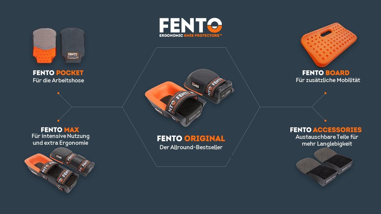 Fento knee pads model overview